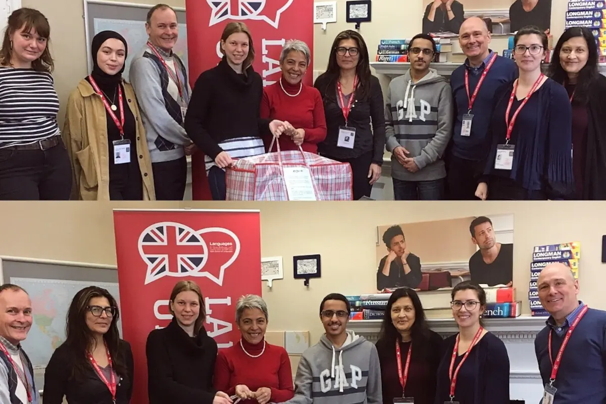 Helping our community - English Language students donate to Save the Children
