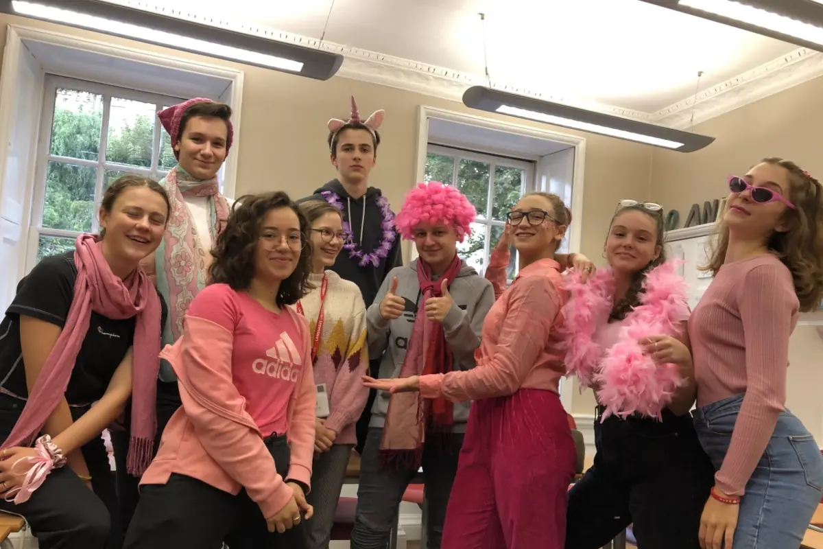 Wear It Pink Day at Languages United